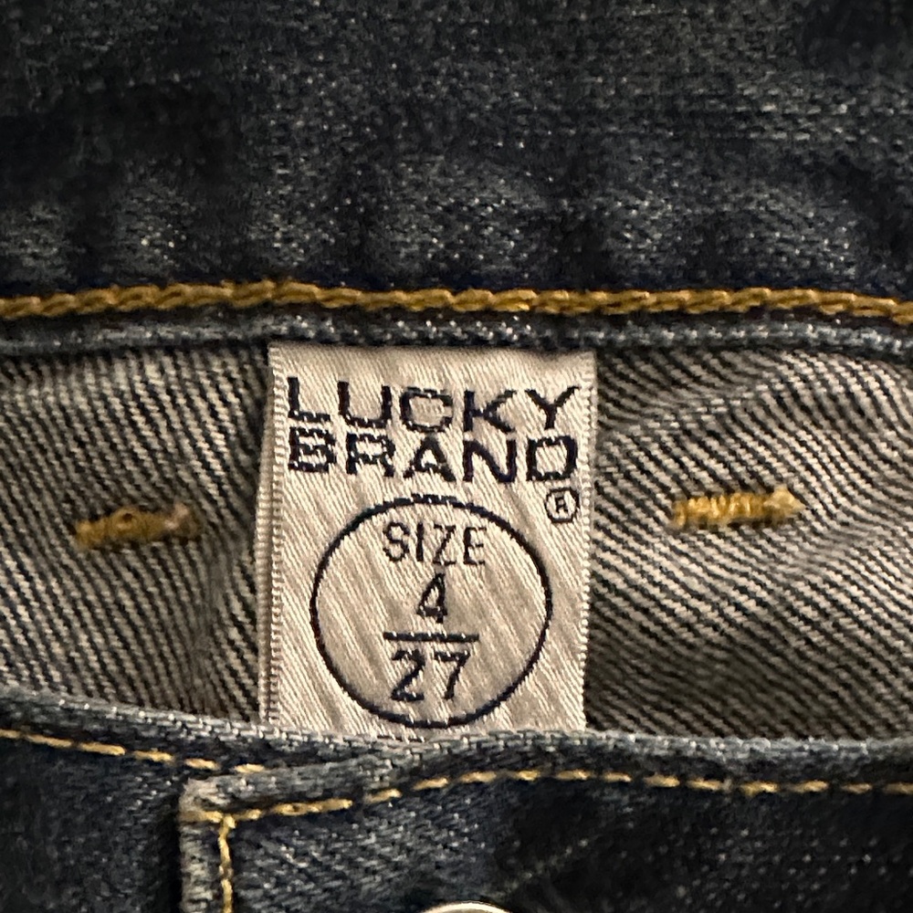 Lucky Brand Dark Blue Straight Leg Jeans - Picture 3 of 13